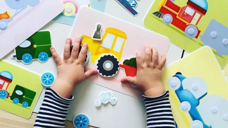 playtime and learning time with baby