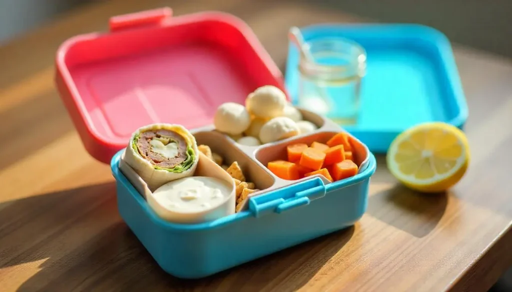 3. Turkey Roll-Ups with Whole Wheat Crackers & Banana