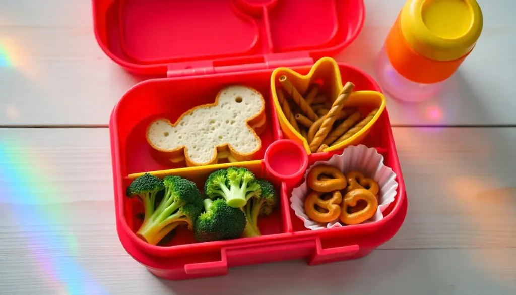 6. Tuna Salad Sandwich & Steamed Broccoli Florets